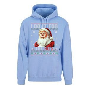 Trump Christmas Santa Claus I Do It For The Hos Ugly Gift Unisex Surf Hoodie