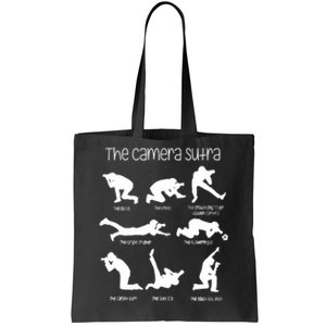 The Camera Sutra Funny Photography Poses Tote Bag