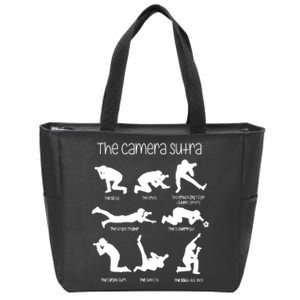 The Camera Sutra Funny Photography Poses Zip Tote Bag