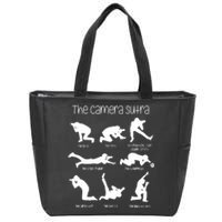 The Camera Sutra Funny Photography Poses Zip Tote Bag