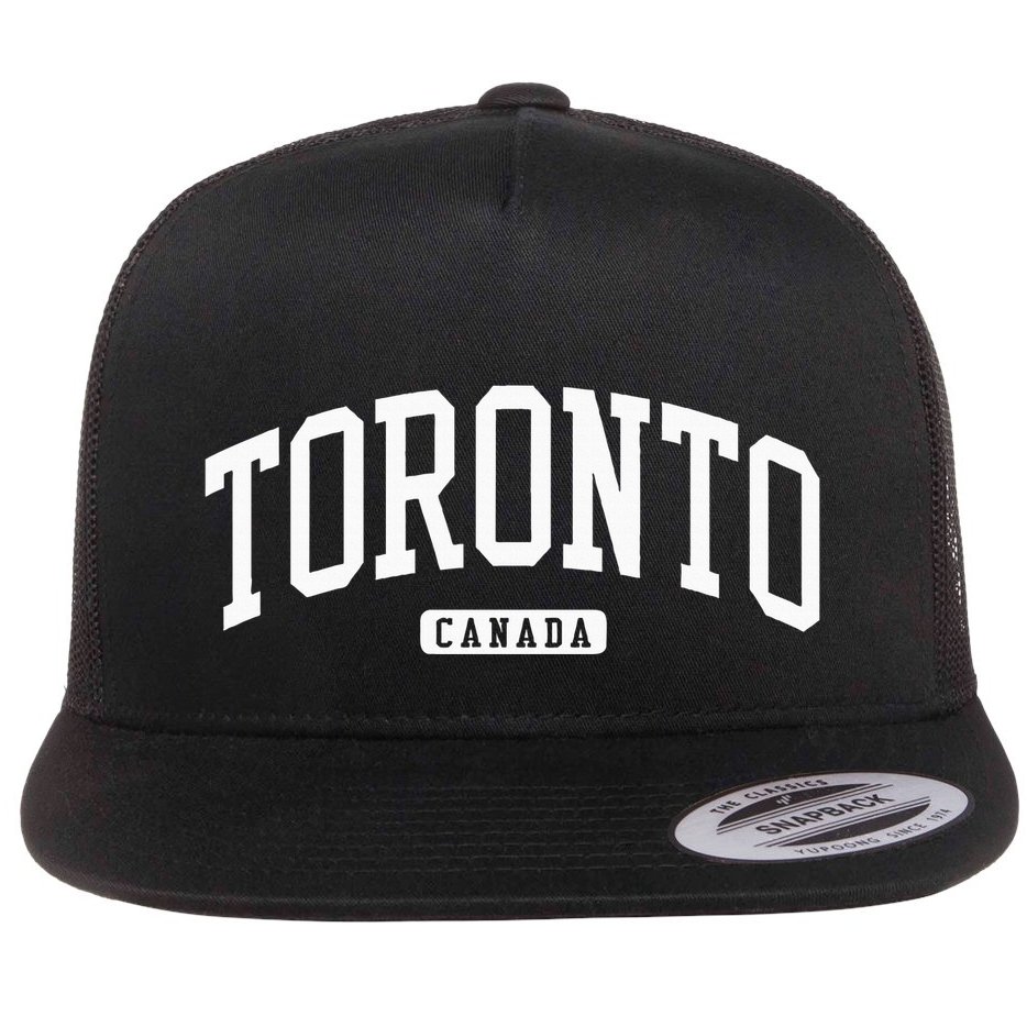 Toronto Canada Style Flat Bill Trucker Hat