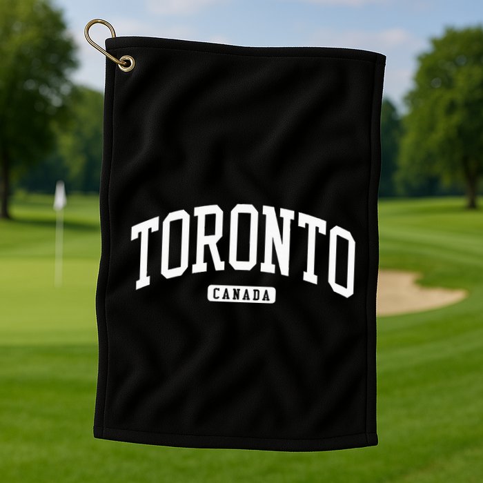 Toronto Canada Style Golf Towel