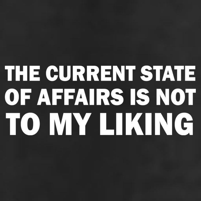 The Current State Of Affairs Is Not To My Liking Tumbler