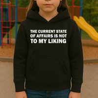 The Current State Of Affairs Is Not To My Liking Kids Hoodie
