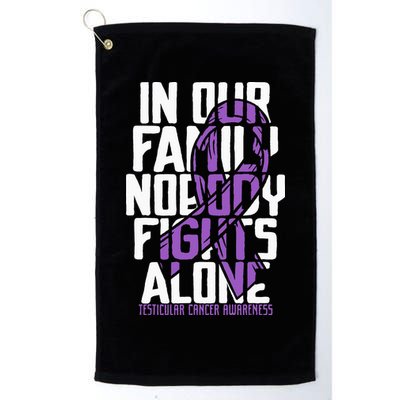 Testicular Cancer Support Family Testicular Cancer Awareness Golf Towel