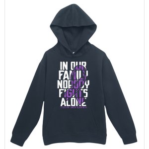 Testicular Cancer Support Family Testicular Cancer Awareness Urban Pullover Hoodie