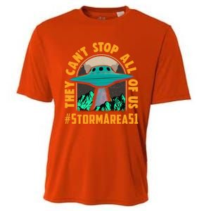 They CanT Stop All Of Us! Storm Area 51 Cool Gift Cooling Performance Crew T-Shirt