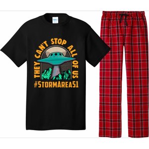 They CanT Stop All Of Us! Storm Area 51 Cool Gift Pajama Set