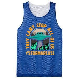 They CanT Stop All Of Us! Storm Area 51 Cool Gift Mesh Reversible Basketball Jersey Tank