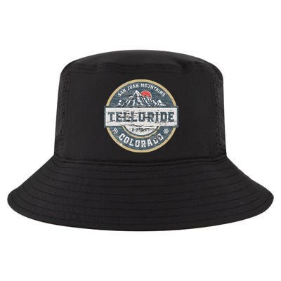 Telluride Colorado San Juan Rocky Mountains Skiing Cool Comfort Performance Bucket Hat