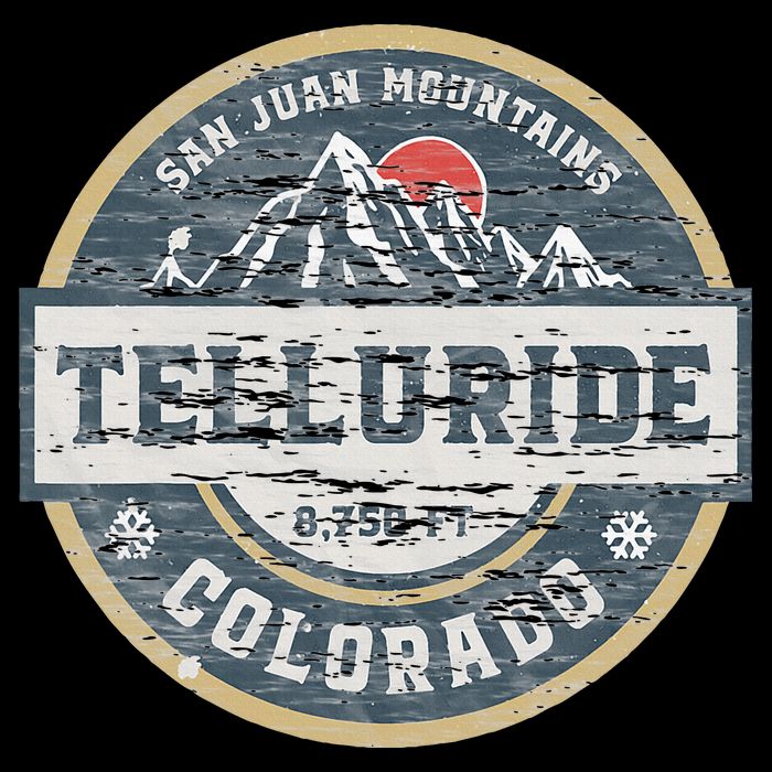 Telluride Colorado San Juan Rocky Mountains Skiing Doggie Tank