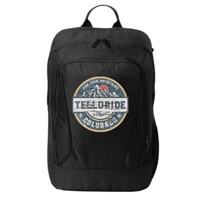 Telluride Colorado San Juan Rocky Mountains Skiing City Backpack