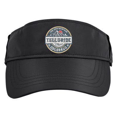 Telluride Colorado San Juan Rocky Mountains Skiing Adult Drive Performance Visor