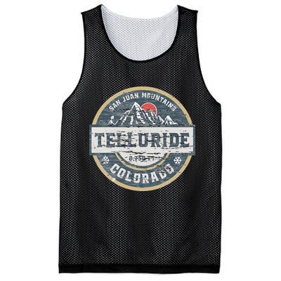 Telluride Colorado San Juan Rocky Mountains Skiing Mesh Reversible Basketball Jersey Tank