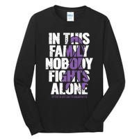 Testicular Cancer Support Family Testicular Cancer Awareness Tall Long Sleeve T-Shirt