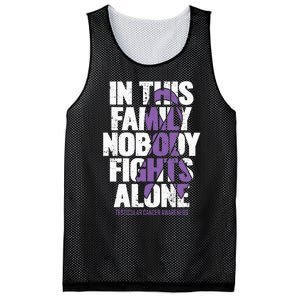 Testicular Cancer Support Family Testicular Cancer Awareness Mesh Reversible Basketball Jersey Tank