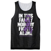 Testicular Cancer Support Family Testicular Cancer Awareness Mesh Reversible Basketball Jersey Tank