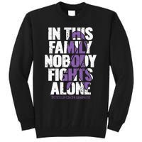 Testicular Cancer Support Family Testicular Cancer Awareness Tall Sweatshirt