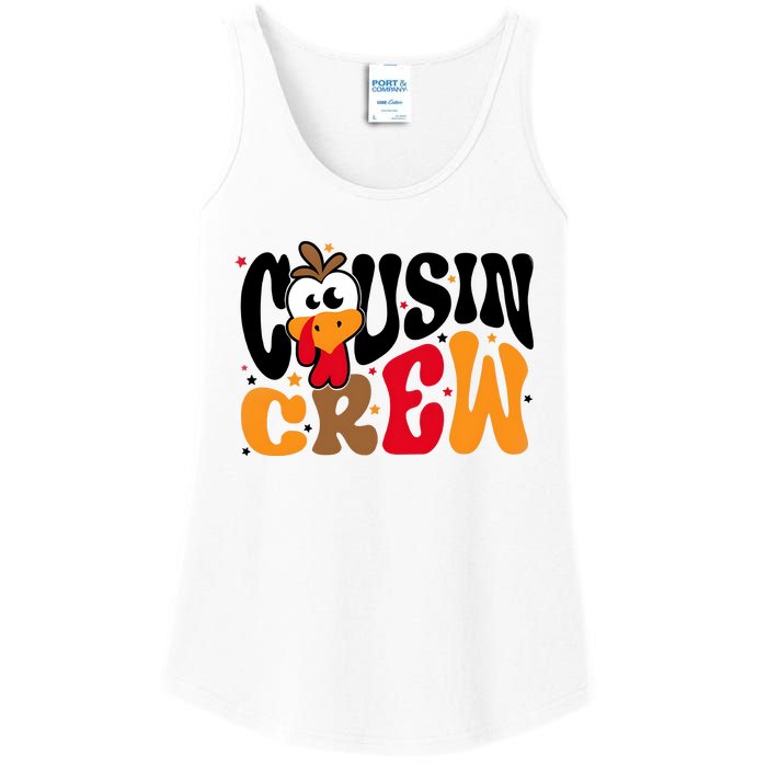 Thanksgiving Cousin Squad Cousin Crew Ladies Essential Tank