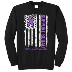 Testicular Cancer Support Squad Testicular Cancer Awareness Sweatshirt