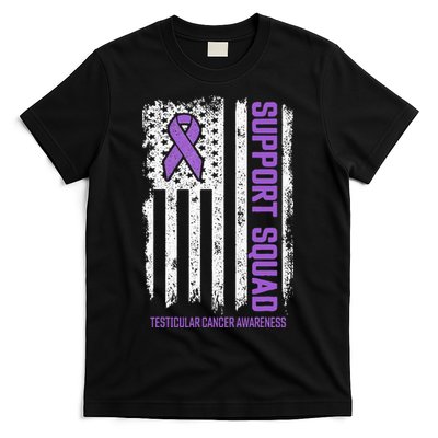 Testicular Cancer Support Squad Testicular Cancer Awareness T-Shirt