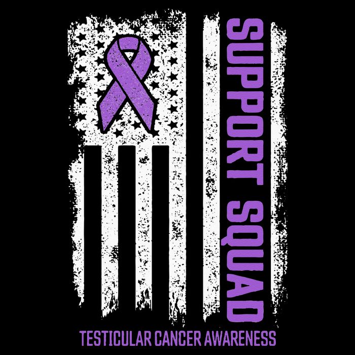 Testicular Cancer Support Squad Testicular Cancer Awareness Impact Tech Backpack
