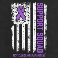 Testicular Cancer Support Squad Testicular Cancer Awareness Adult Drive Performance Visor