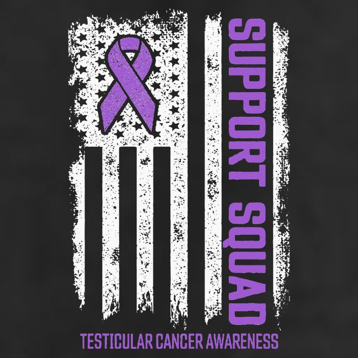 Testicular Cancer Support Squad Testicular Cancer Awareness Adult Drive Performance Visor