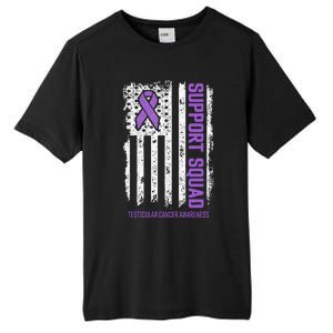 Testicular Cancer Support Squad Testicular Cancer Awareness Tall Fusion ChromaSoft Performance T-Shirt