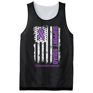 Testicular Cancer Support Squad Testicular Cancer Awareness Mesh Reversible Basketball Jersey Tank