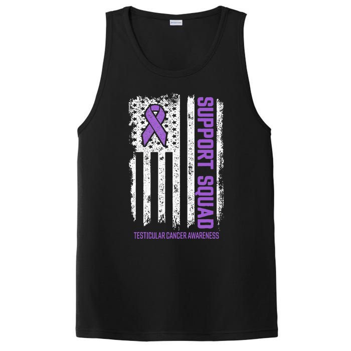 Testicular Cancer Support Squad Testicular Cancer Awareness PosiCharge Competitor Tank