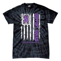 Testicular Cancer Support Squad Testicular Cancer Awareness Tie-Dye T-Shirt