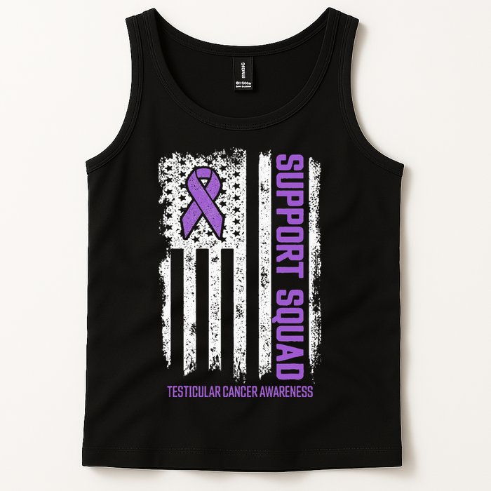 Testicular Cancer Support Squad Testicular Cancer Awareness Tank Top