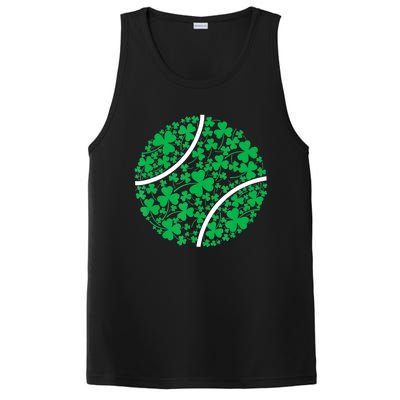 Tennis Coach St Patricks Day Tennis Player Gift PosiCharge Competitor Tank