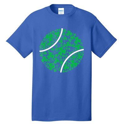 Tennis Coach St Patricks Day Tennis Player Gift Tall T-Shirt