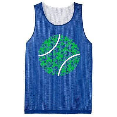 Tennis Coach St Patricks Day Tennis Player Gift Mesh Reversible Basketball Jersey Tank