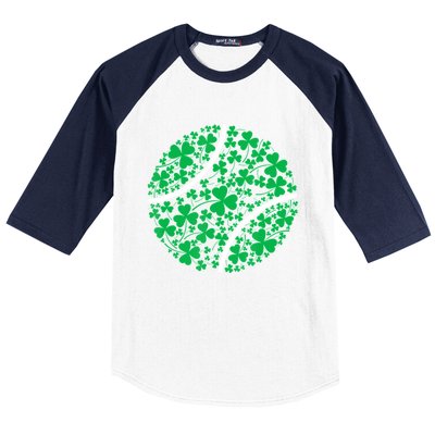 Tennis Coach St Patricks Day Tennis Player Gift Baseball Sleeve Shirt