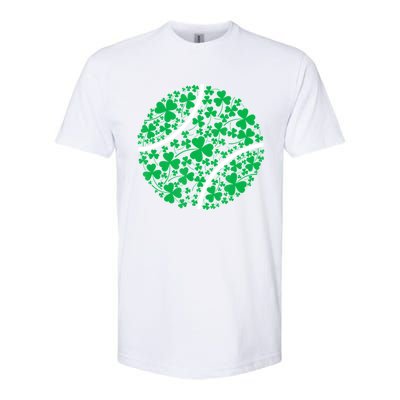 Tennis Coach St Patricks Day Tennis Player Gift Softstyle® CVC T-Shirt