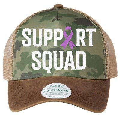 Testicular Cancer Support Squad Testicular Cancer Awareness Legacy Tie Dye Trucker Hat