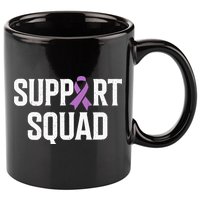 Testicular Cancer Support Squad Testicular Cancer Awareness 11oz C Handle Ceramic Mug