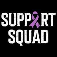 Testicular Cancer Support Squad Testicular Cancer Awareness Flat Bill Trucker Hat