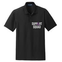 Testicular Cancer Support Squad Testicular Cancer Awareness Dry Zone Grid Polo