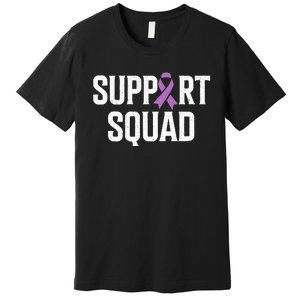 Testicular Cancer Support Squad Testicular Cancer Awareness Premium T-Shirt