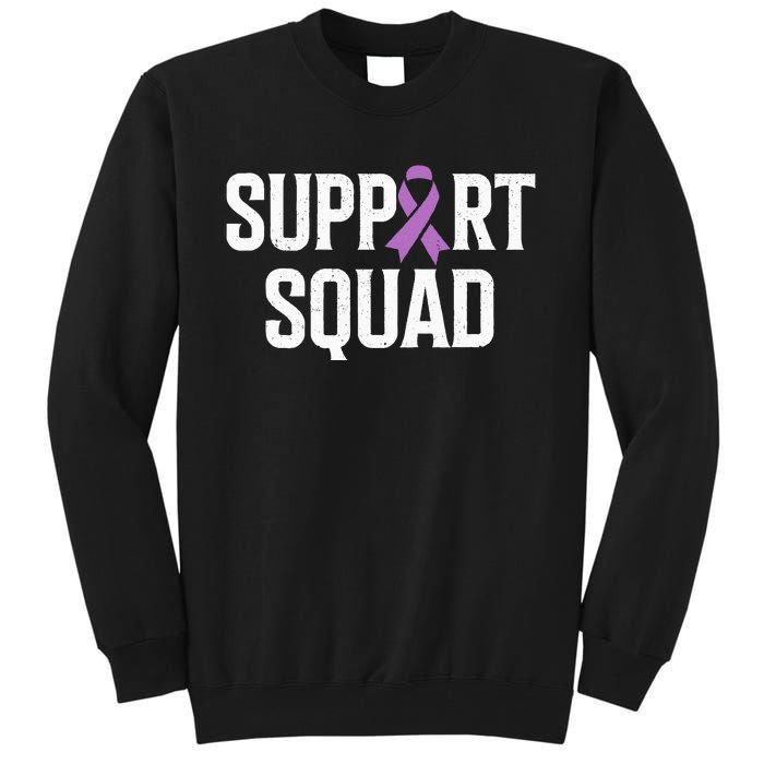 Testicular Cancer Support Squad Testicular Cancer Awareness Tall Sweatshirt