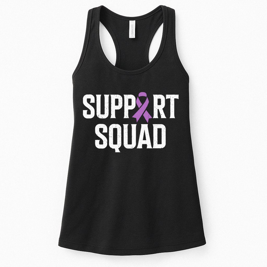 Testicular Cancer Support Squad Testicular Cancer Awareness Womens Tank Top