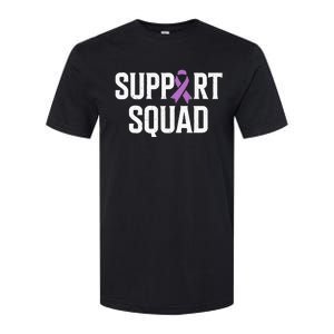 Testicular Cancer Support Squad Testicular Cancer Awareness Softstyle CVC T-Shirt