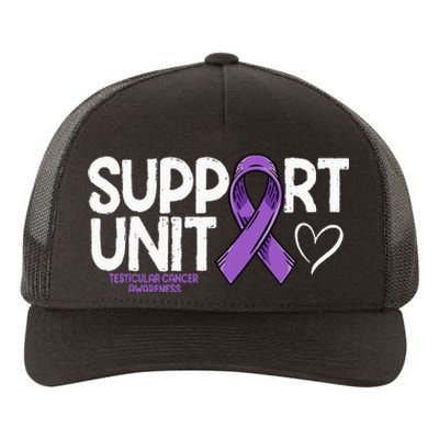 Testicular Cancer Support Unit Testicular Cancer Awareness Yupoong Adult 5-Panel Trucker Hat