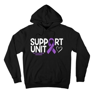 Testicular Cancer Support Unit Testicular Cancer Awareness Hoodie