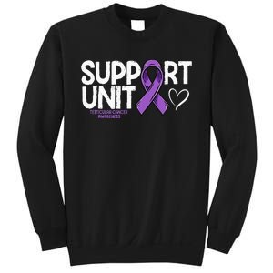 Testicular Cancer Support Unit Testicular Cancer Awareness Sweatshirt