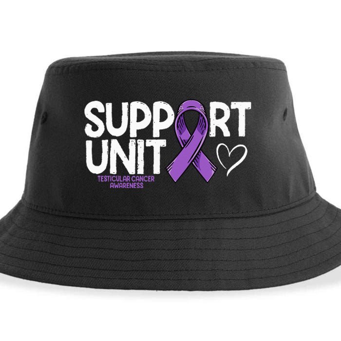 Testicular Cancer Support Unit Testicular Cancer Awareness Sustainable Bucket Hat